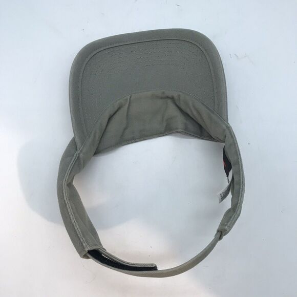 Nike Swoosh Adult Adjustable OSFM Hook & Loop Visor Olive Drab FOCCH Gold Logo - Picture 7 of 9